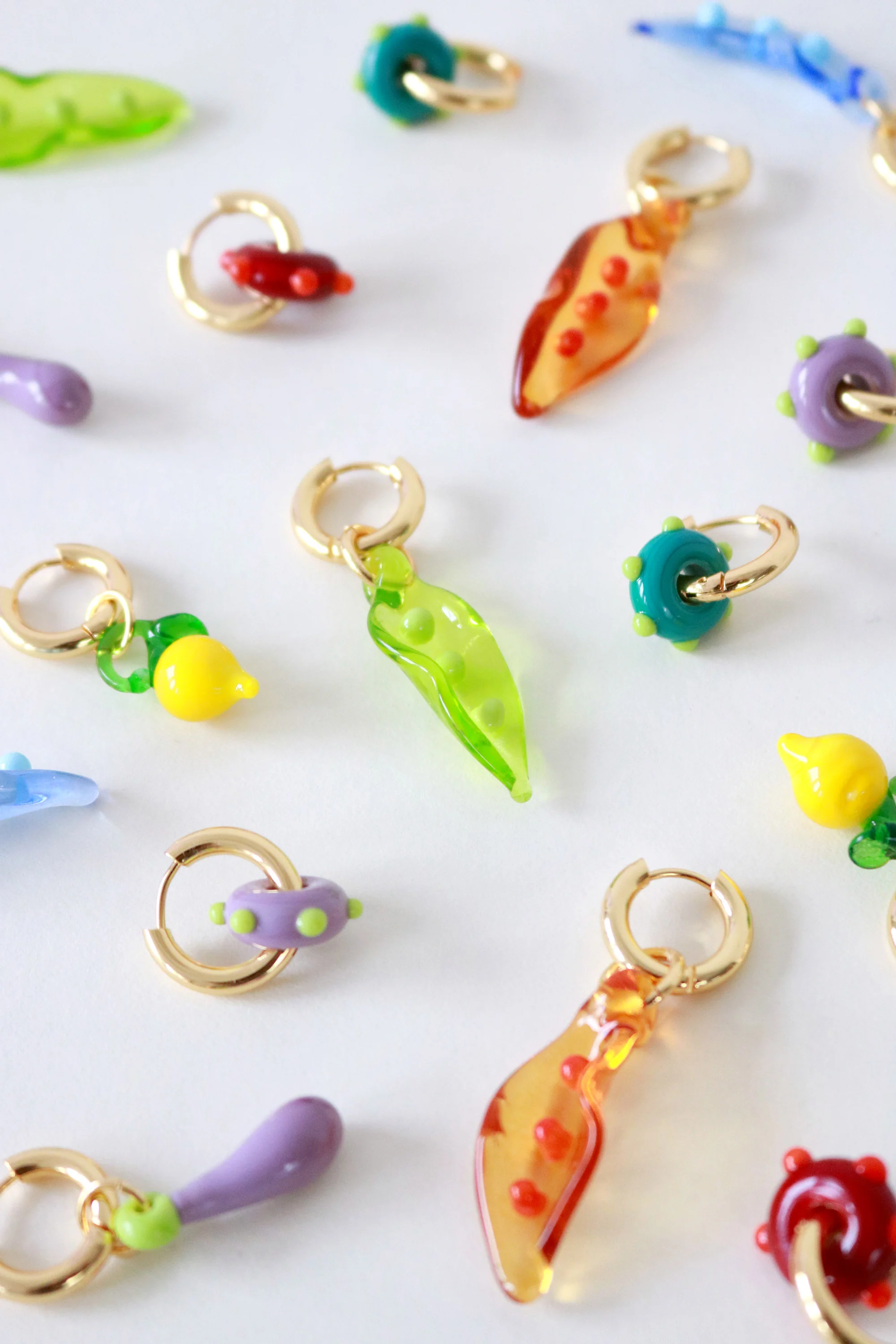 Mini Aubergine Earrings - Image 5