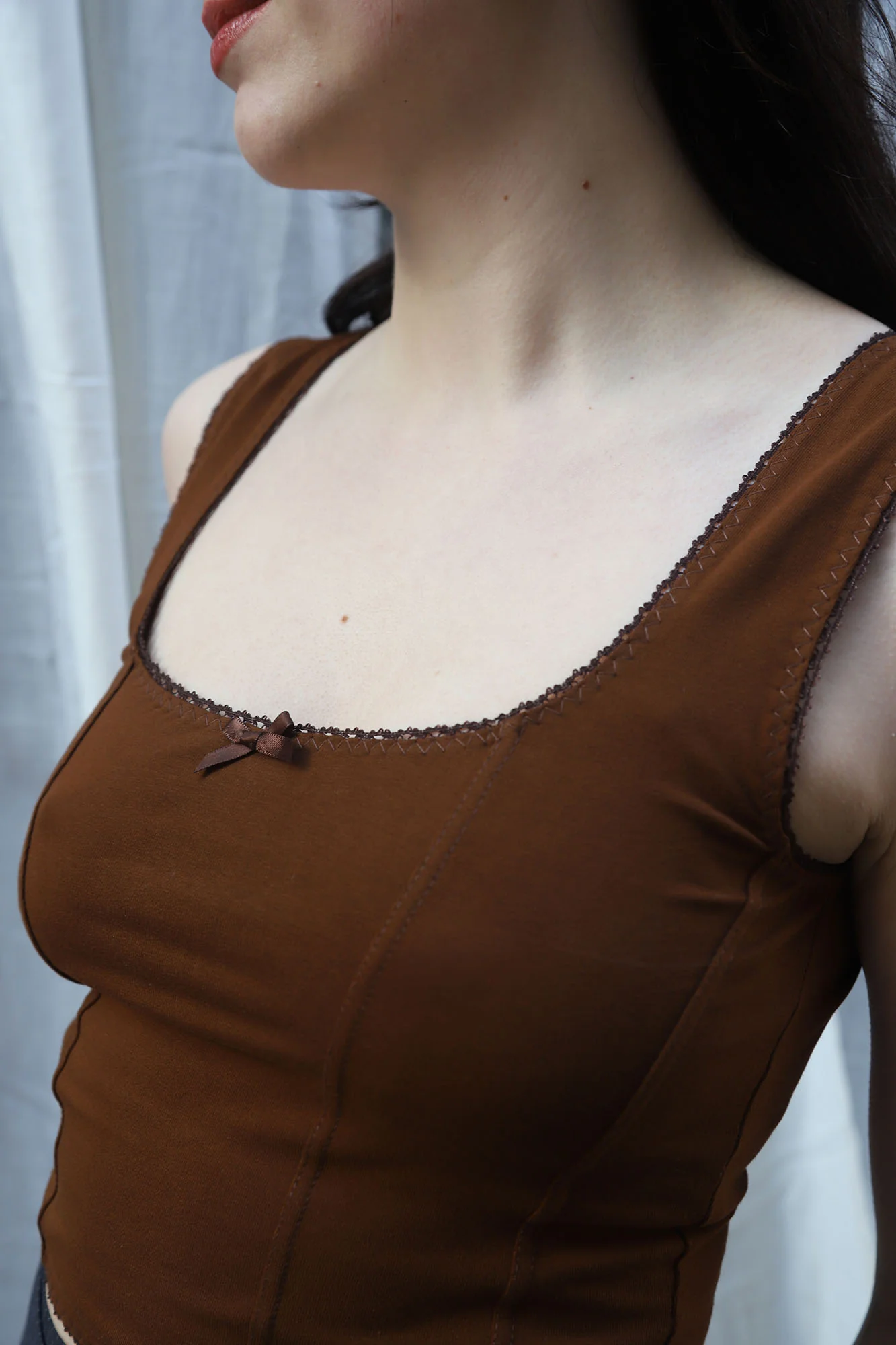Kate Corset Vest | Hazelnut - Image 3