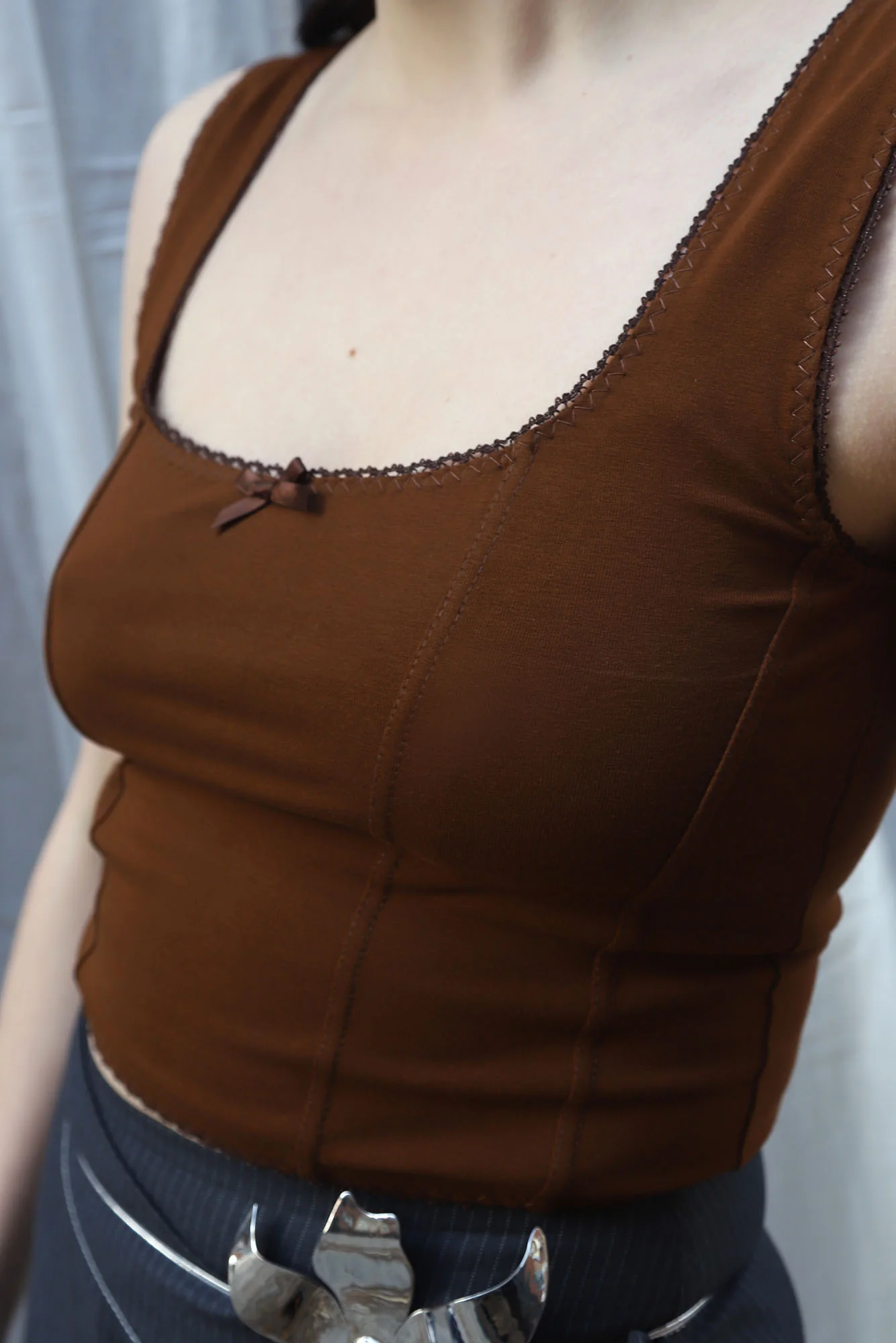 Kate Corset Vest | Hazelnut - Image 4