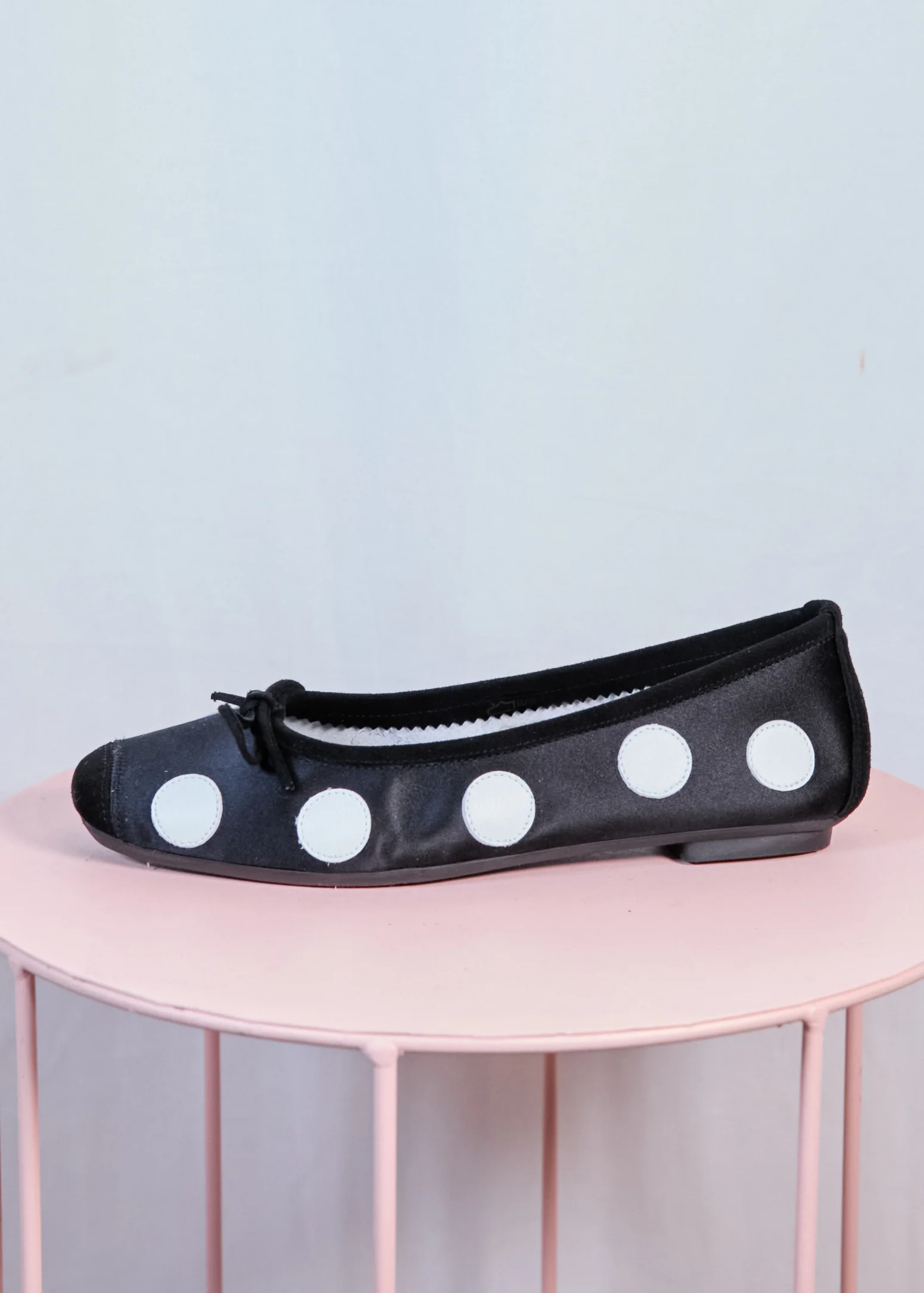 Harmony Ballerinas | Black & White Polka Dot - Image 3