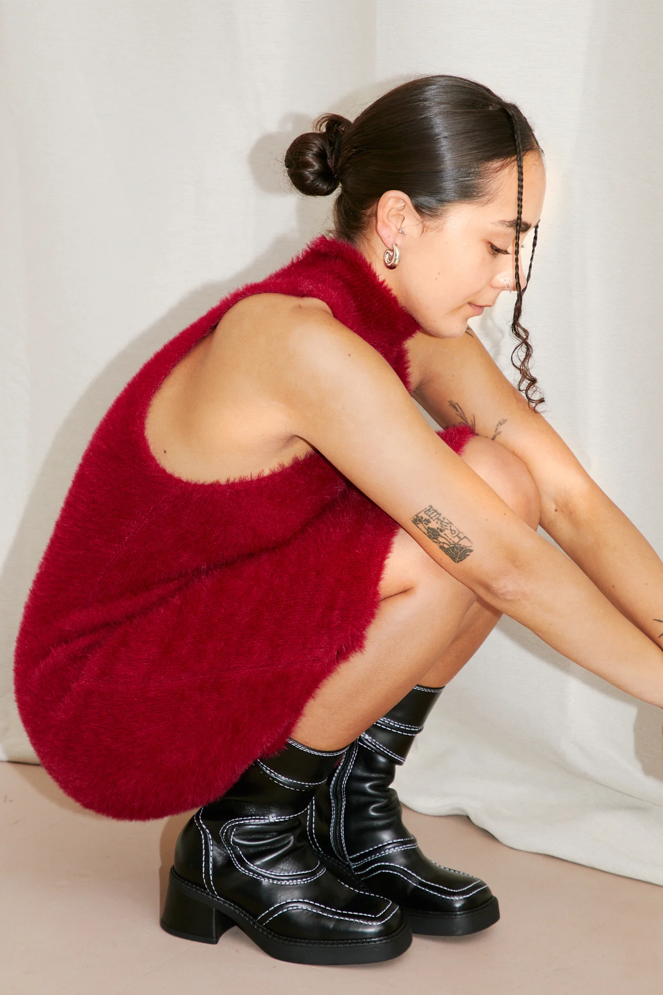 Pearl Knit Dress - Image 3