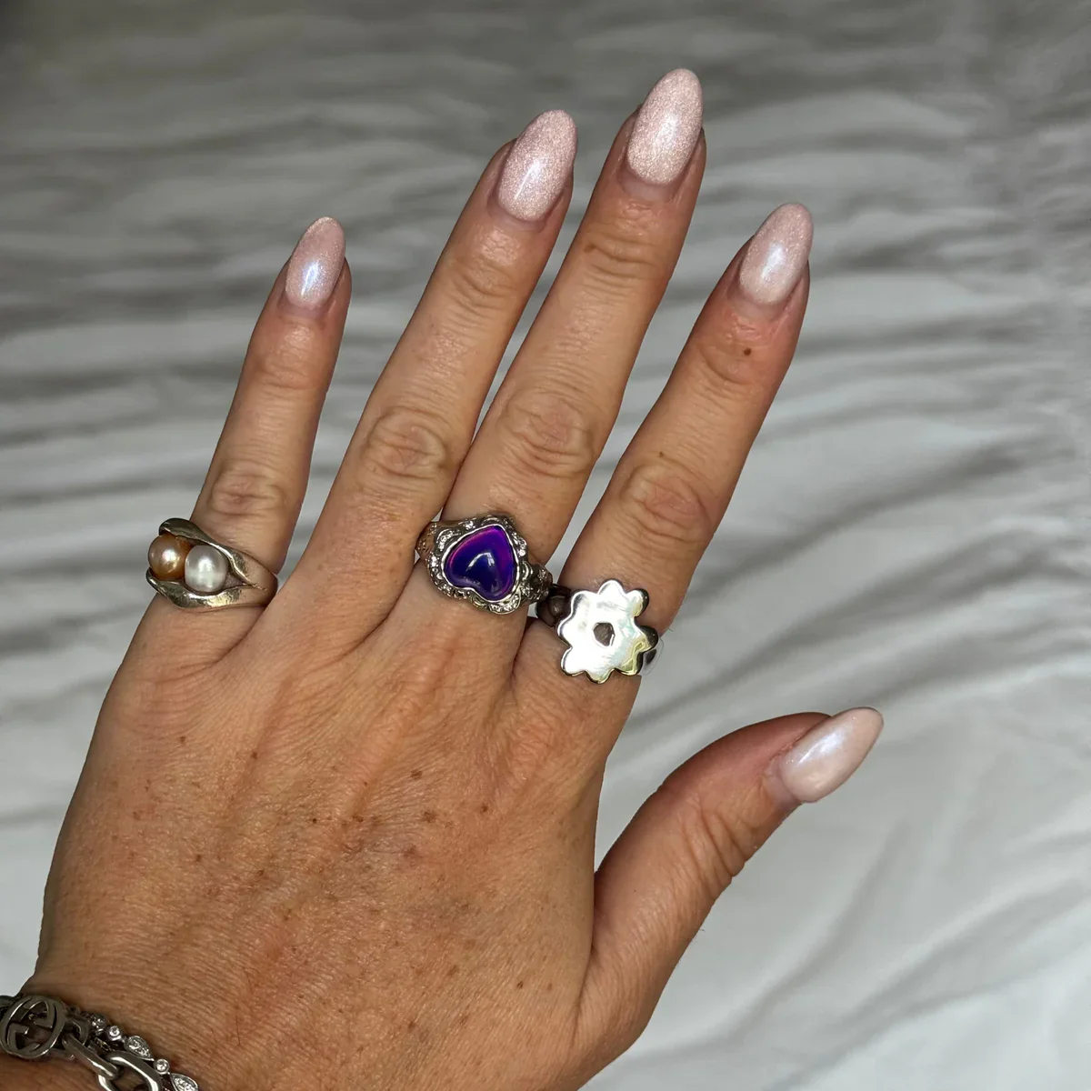 July Child X Norah Store Blobby Flower Ring - Image 6