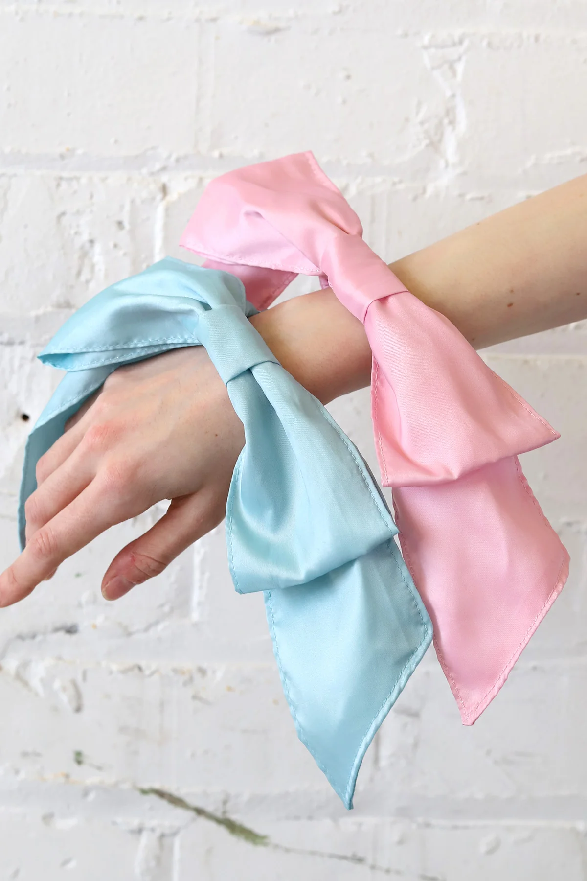 Maddy Bow | Baby Pink Taffeta - Image 7