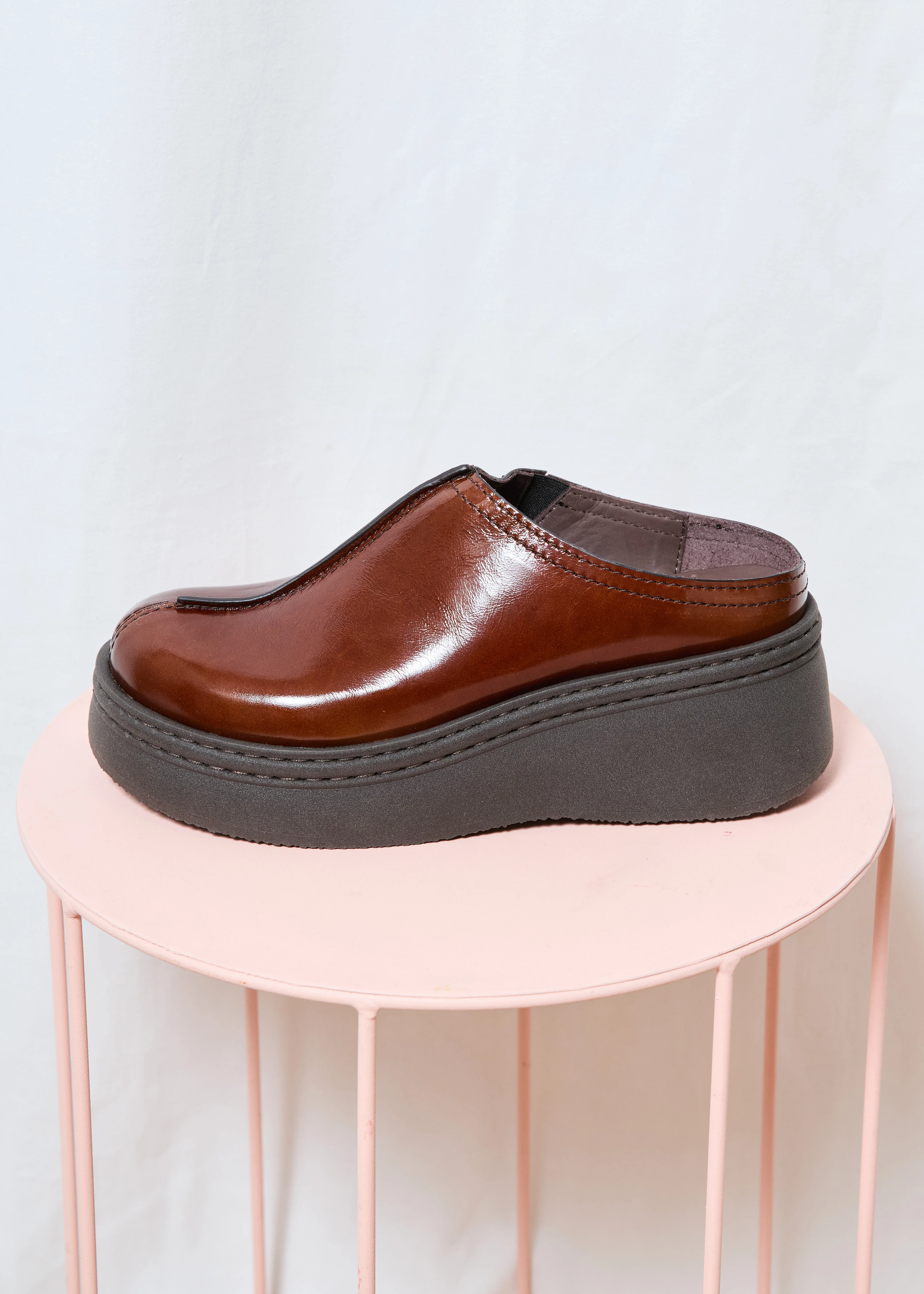 Mego | Brown Mules - Image 3