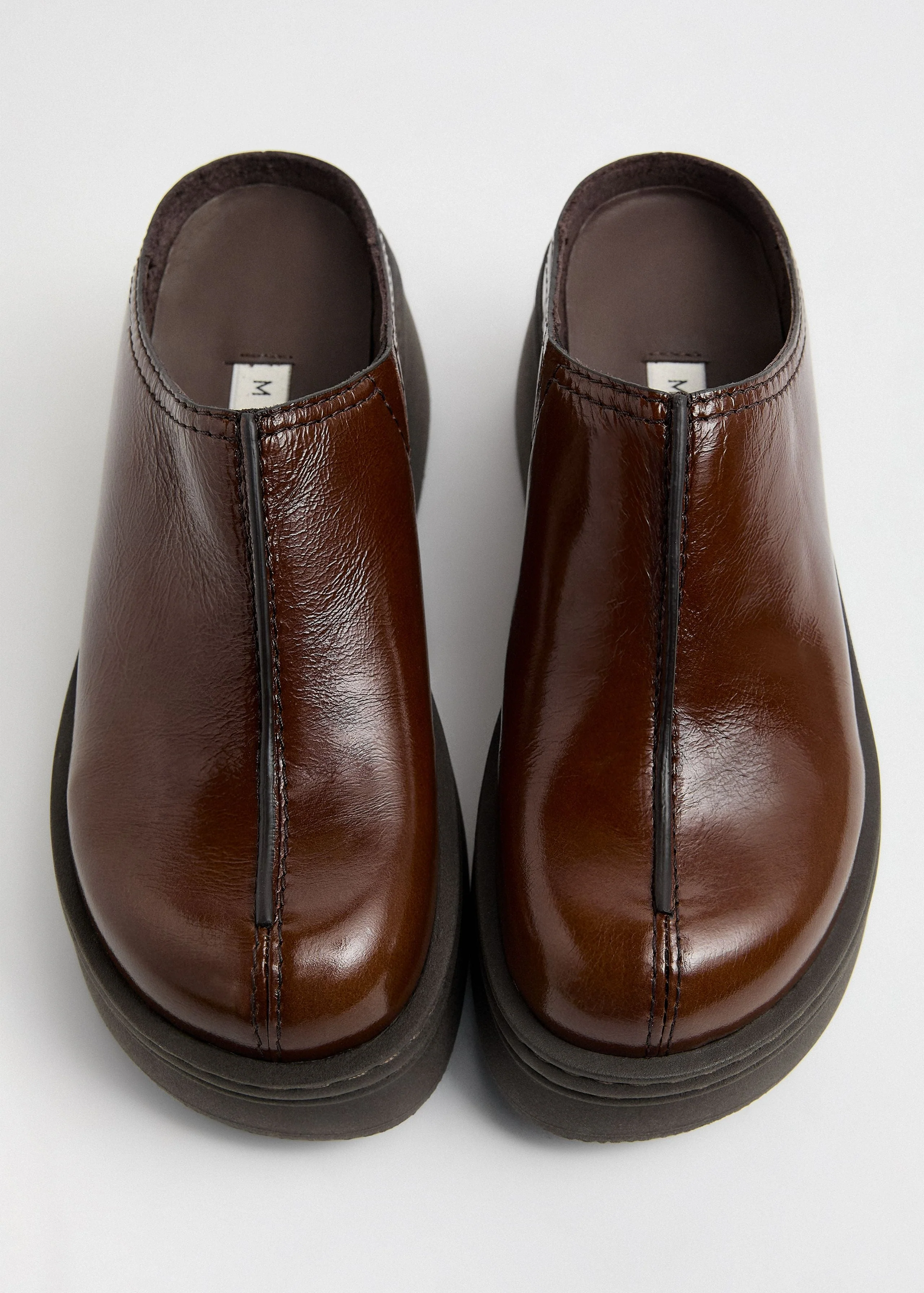 Mego | Brown Mules - Image 4