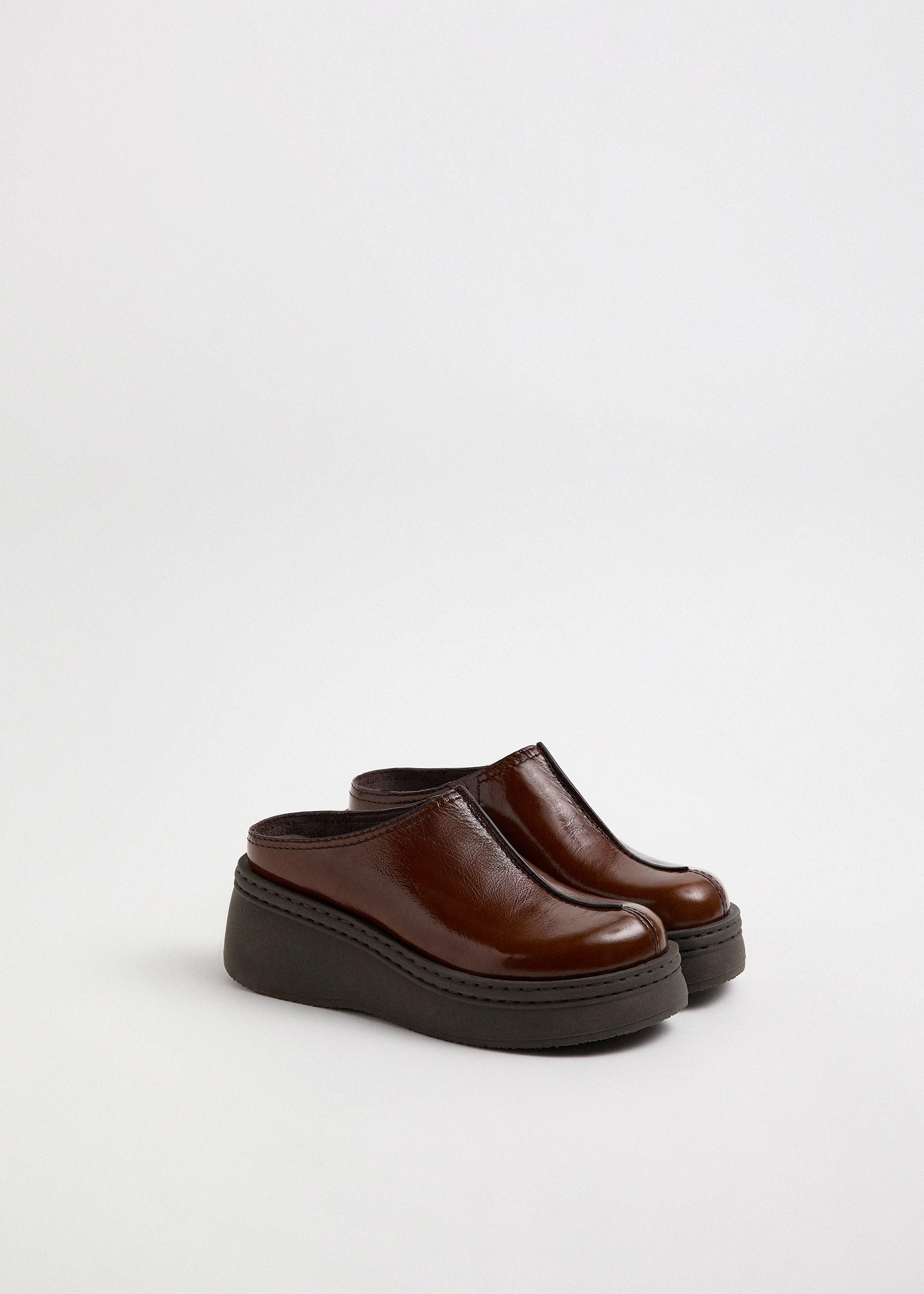 Mego | Brown Mules - Image 6