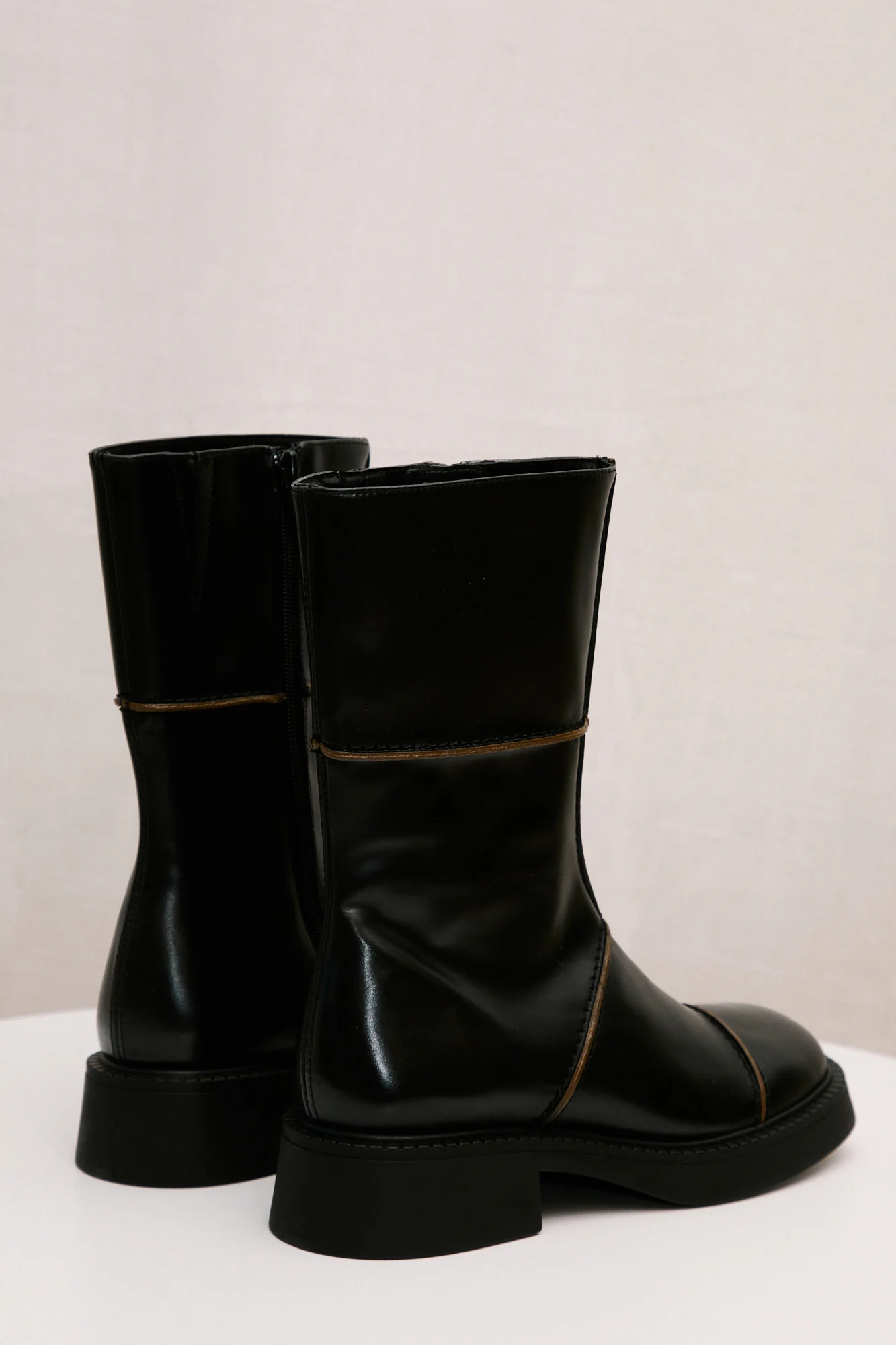 Dahlia Ankle Boots | Black & Brown - Image 5