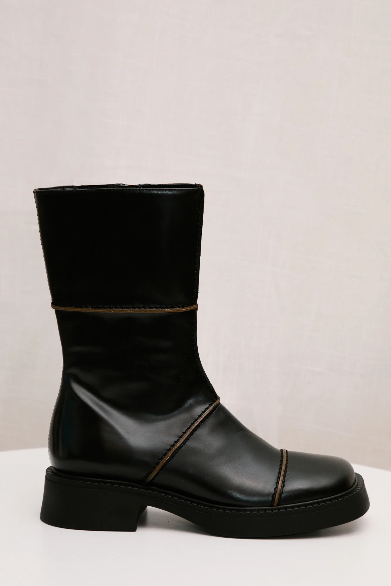 Dahlia Ankle Boots | Black & Brown - Image 6