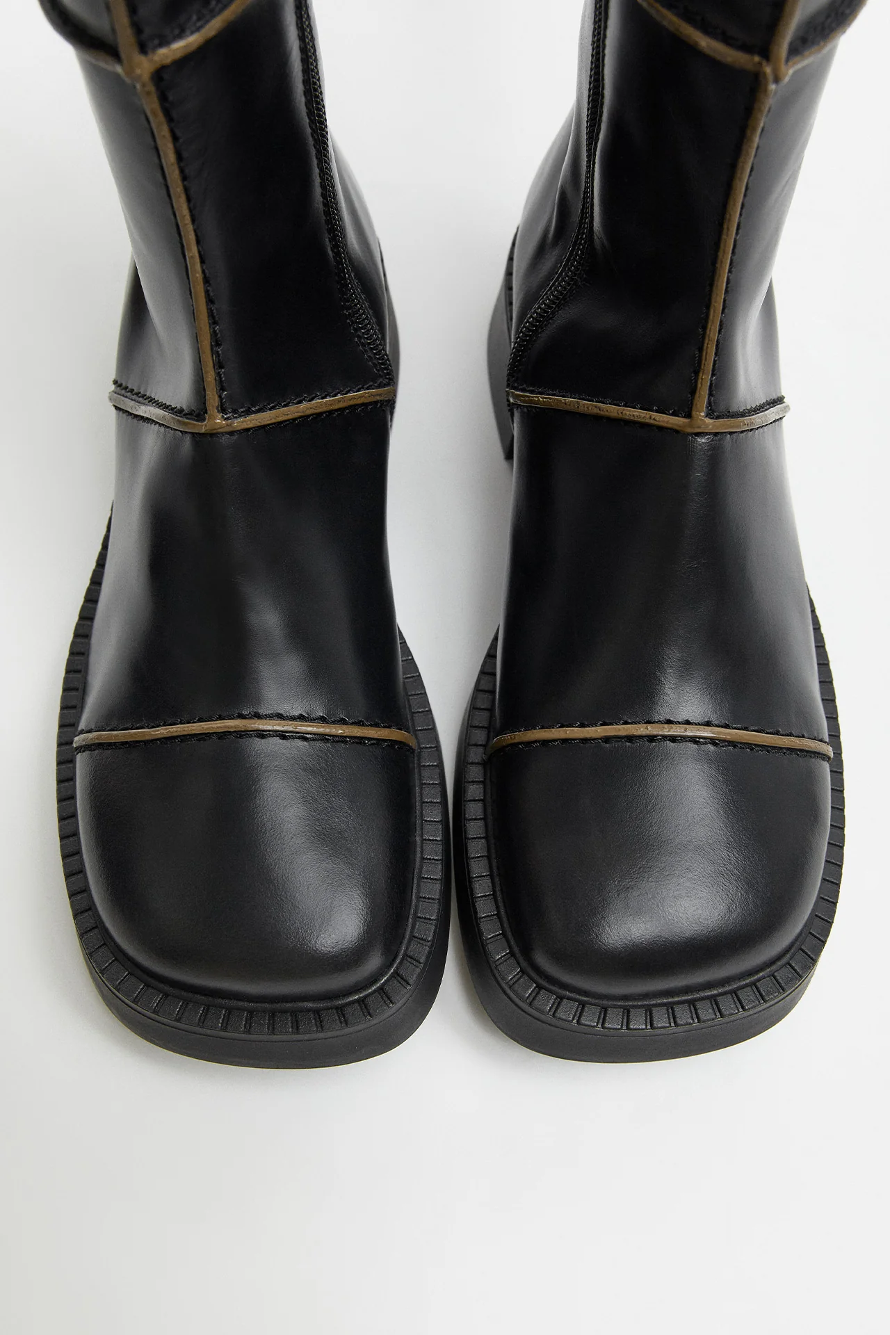 Dahlia Ankle Boots | Black & Brown - Image 7