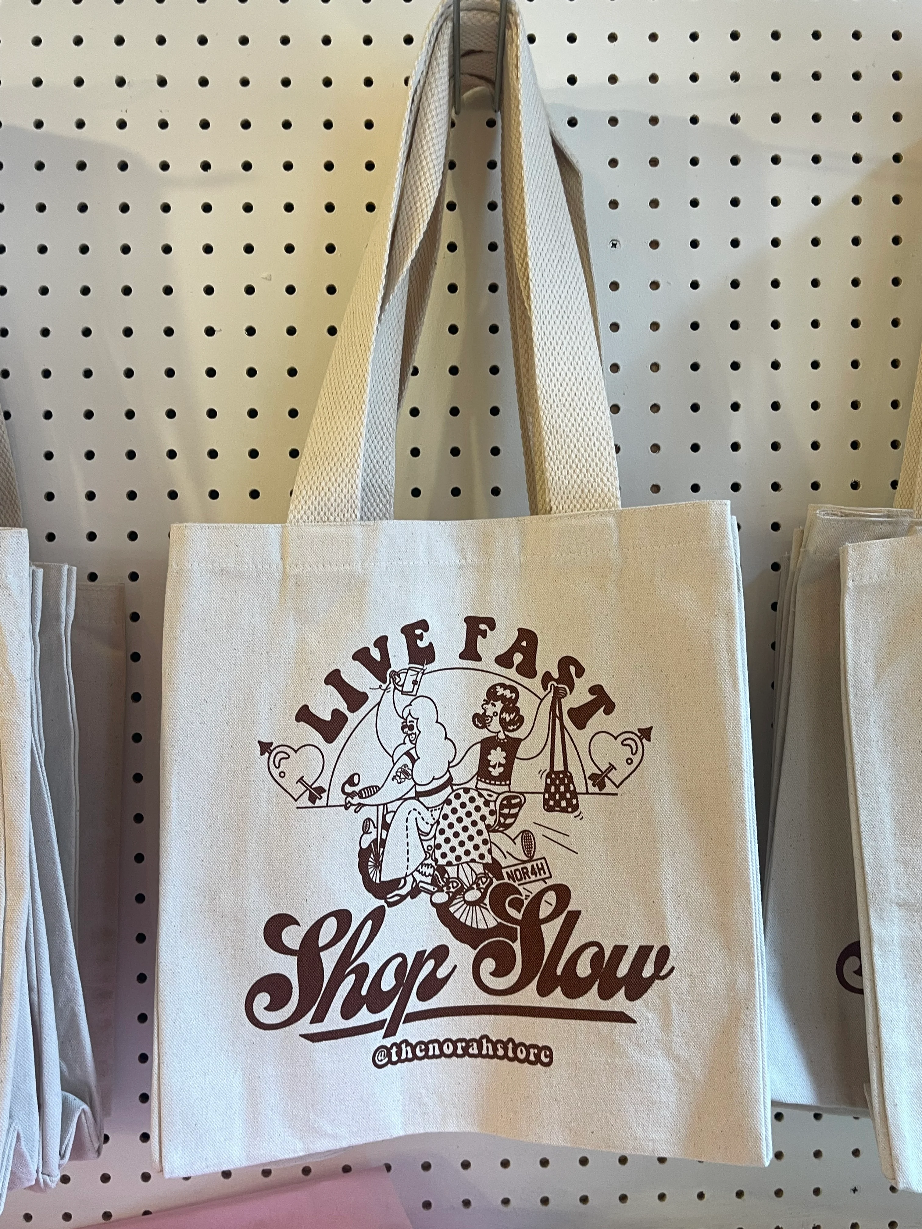 Live Fast Shop Slow Tote - Image 4