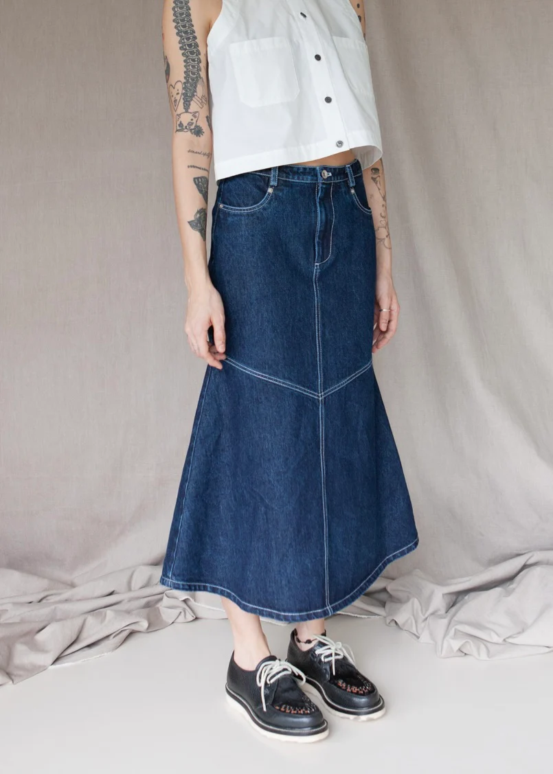 Ranch Skirt | Indigo - Image 10