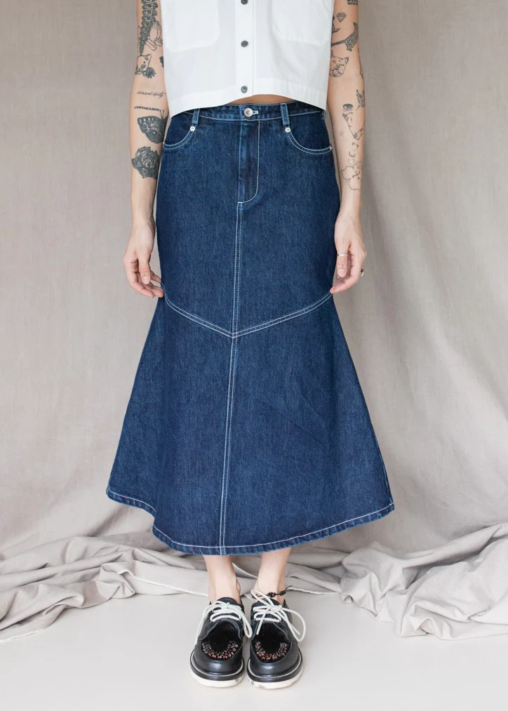 Ranch Skirt | Indigo - Image 6