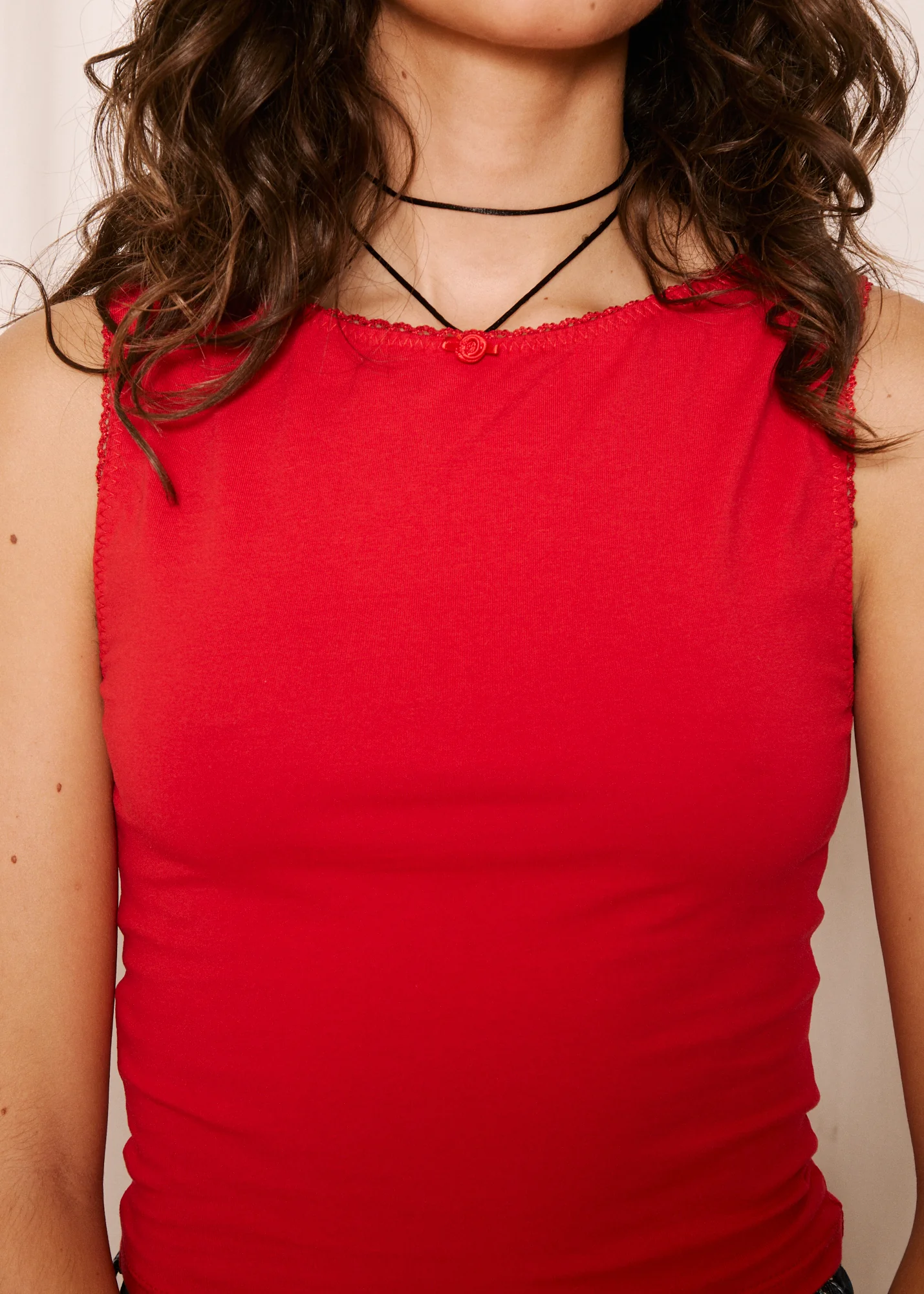Red Audrey Tank - Image 4