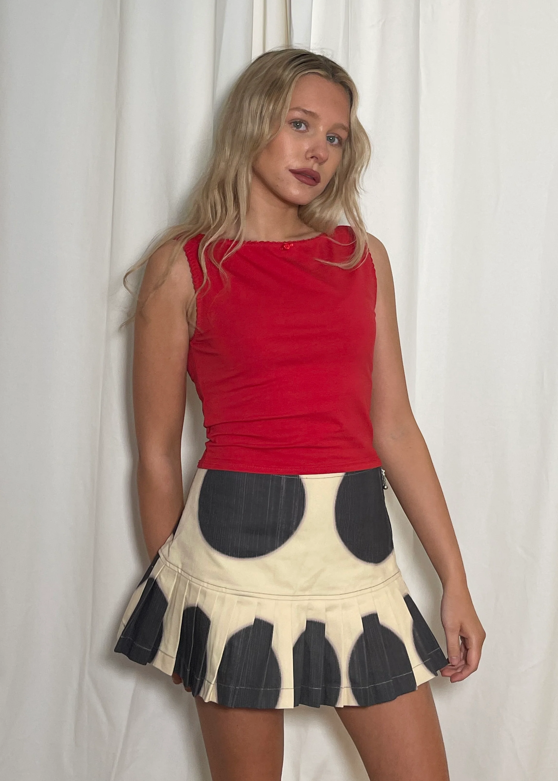Red Audrey Tank - Image 8