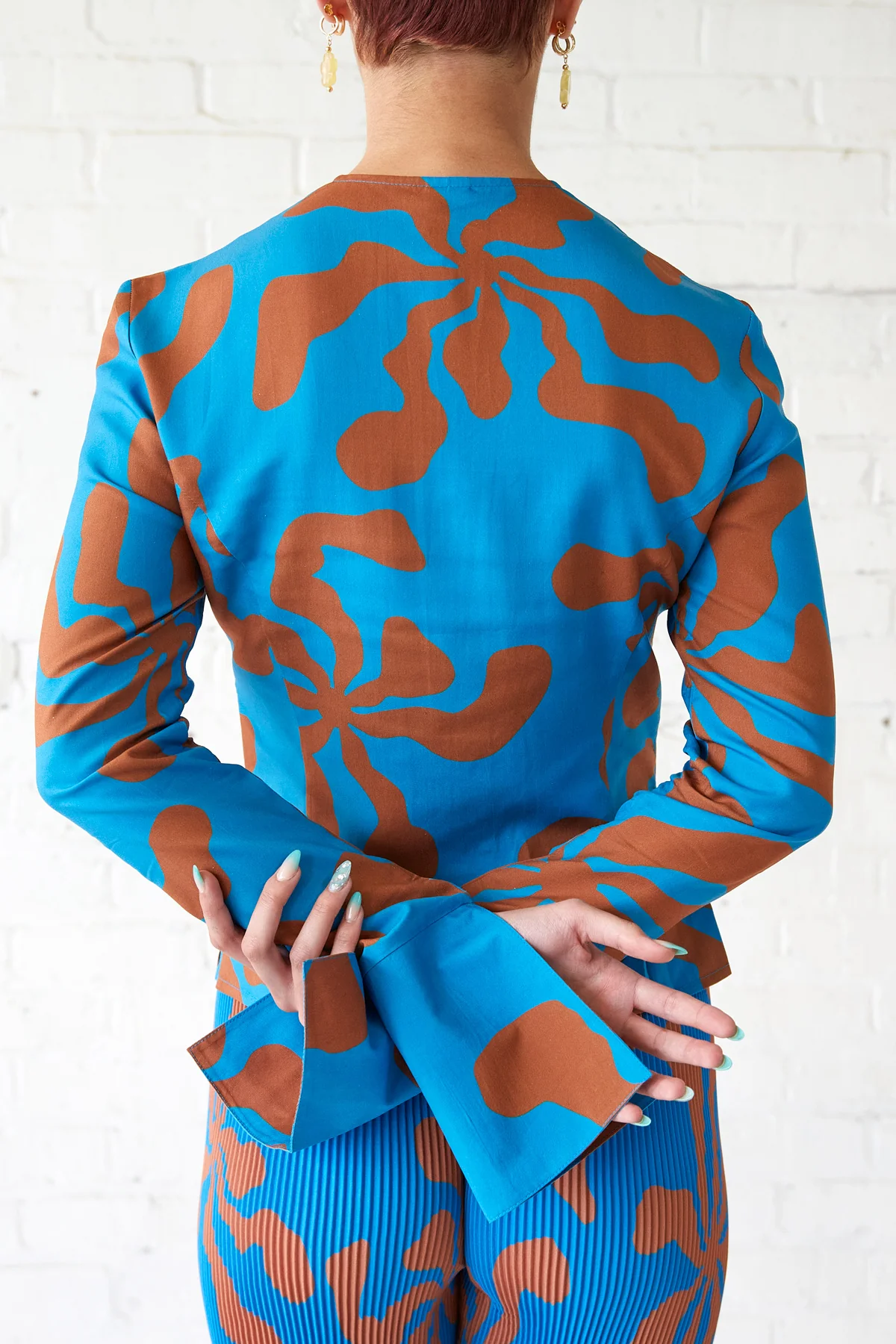 Round Neck Blouse | Hawaii - Image 6