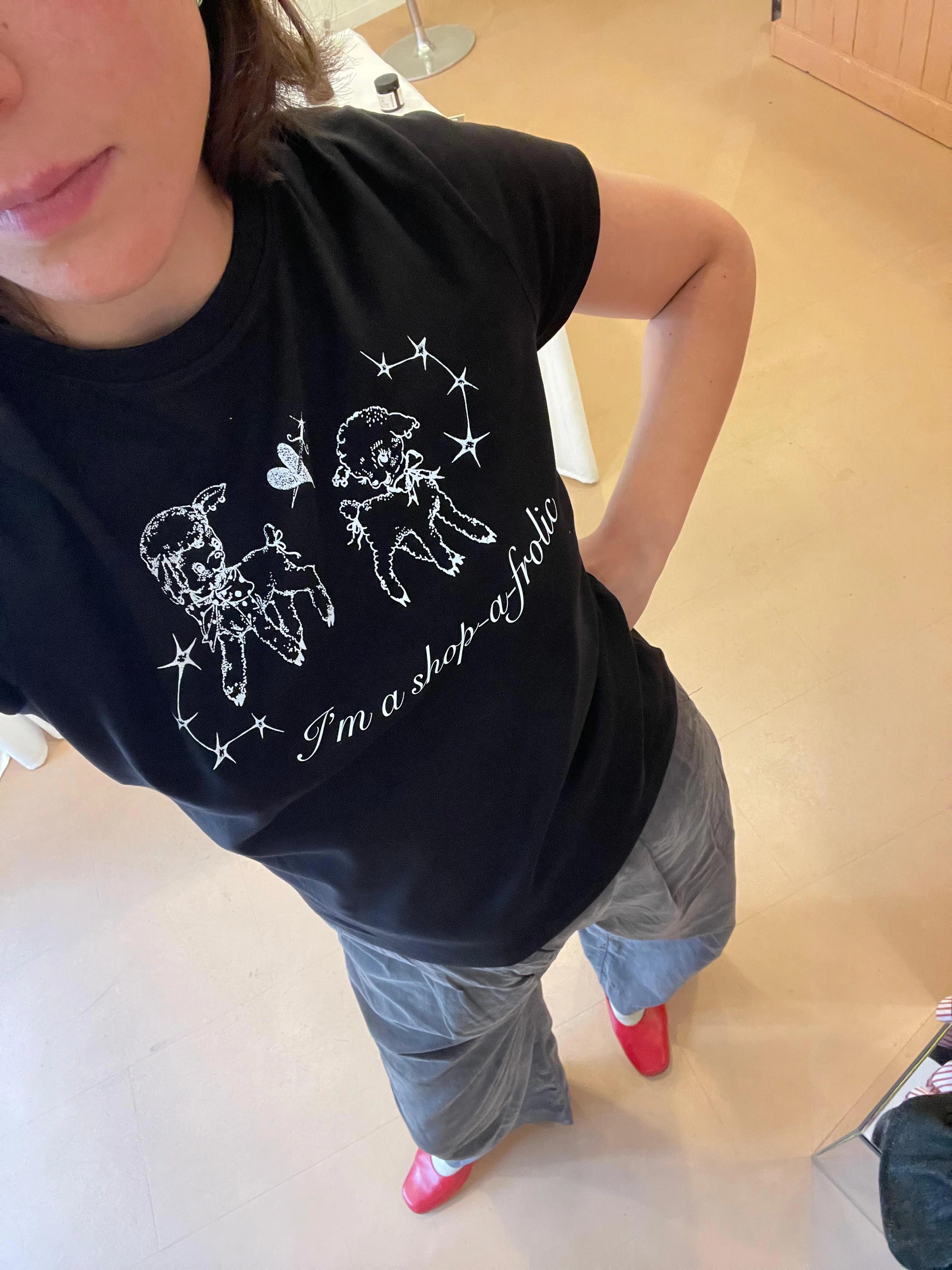 Sailor Makoto | I'm a Shop-a-frolic Baby Tee Black - Image 7