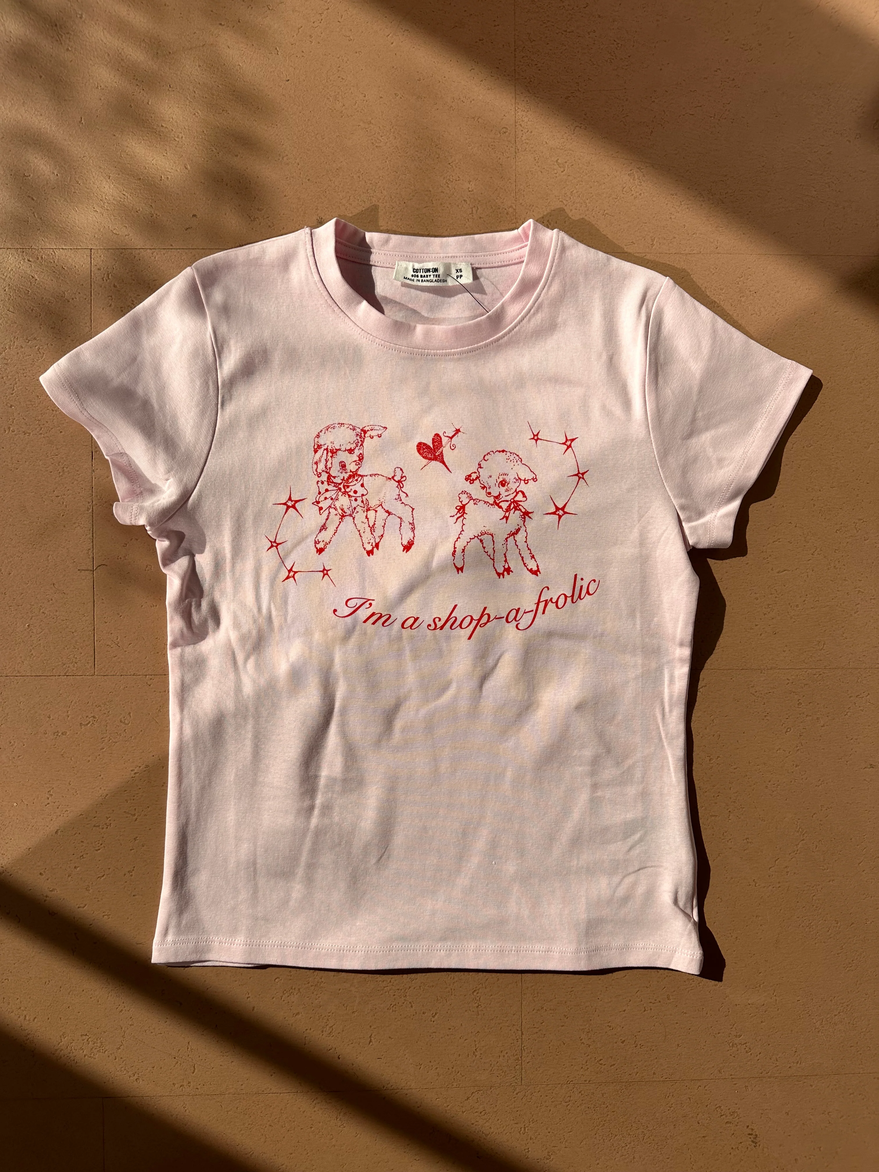 Sailor Makoto | I'm a Shop-a-frolic Baby Tee Pink - Image 3