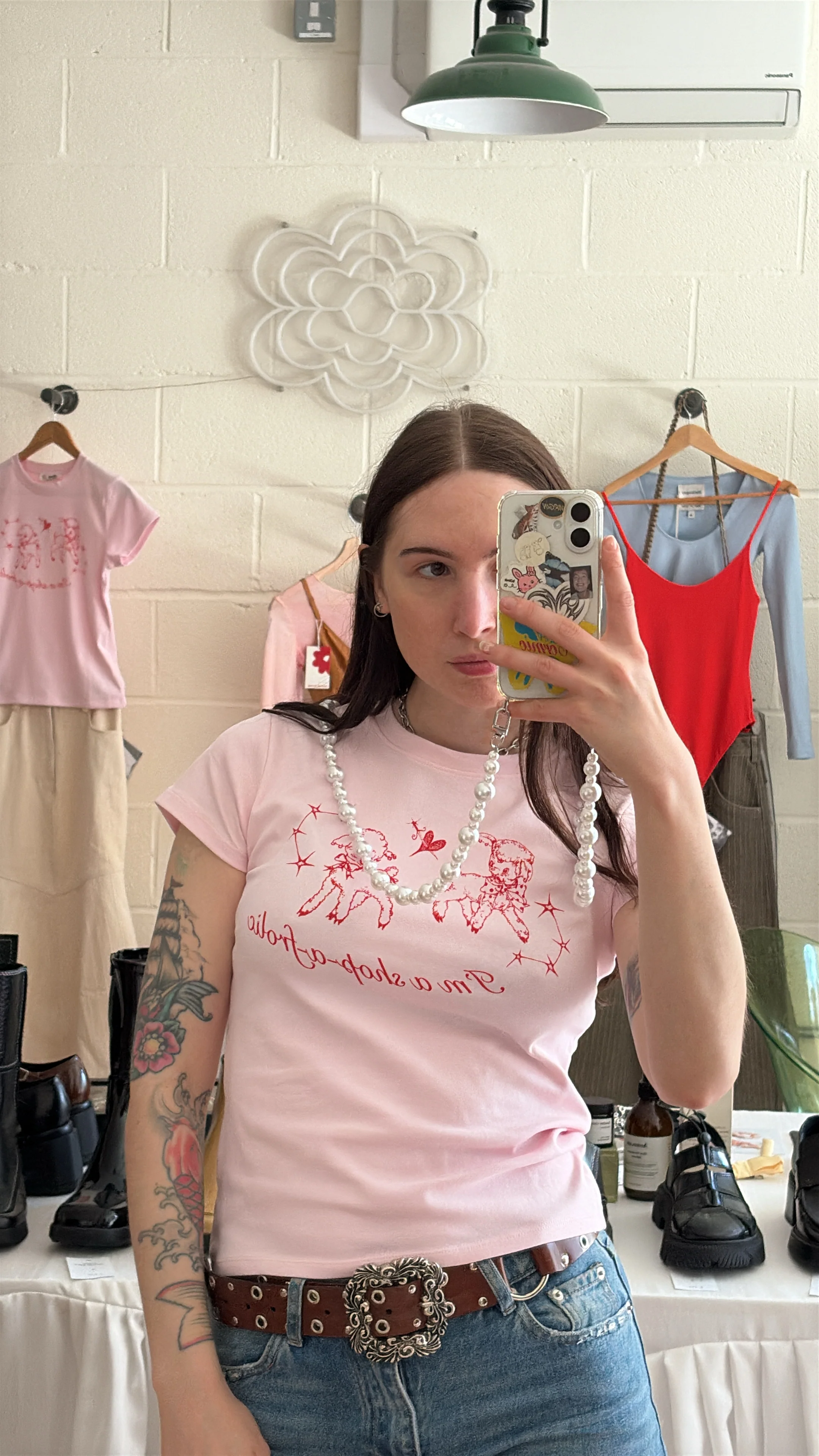Sailor Makoto | I'm a Shop-a-frolic Baby Tee Pink - Image 4