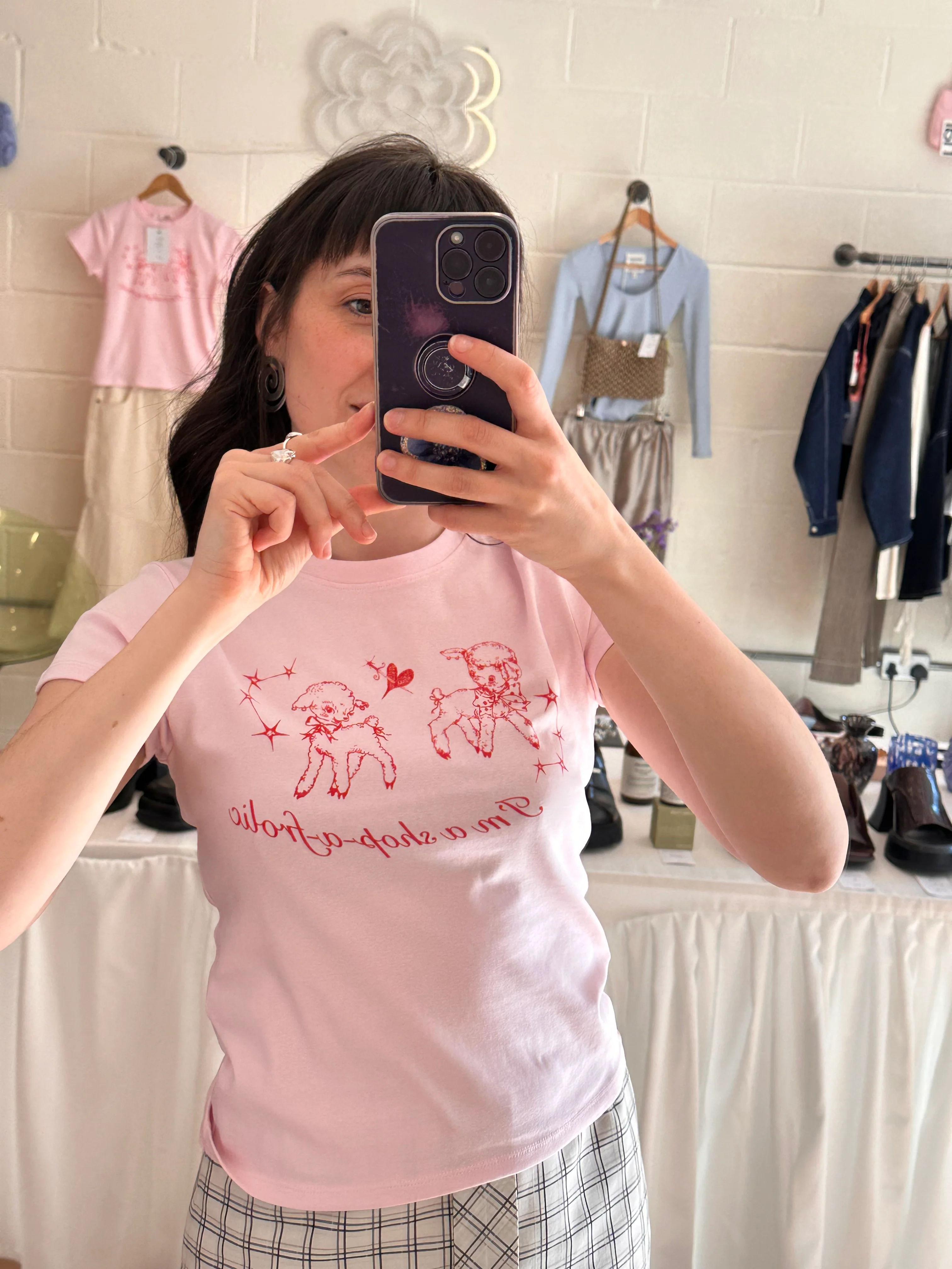 Sailor Makoto | I'm a Shop-a-frolic Baby Tee Pink - Image 5
