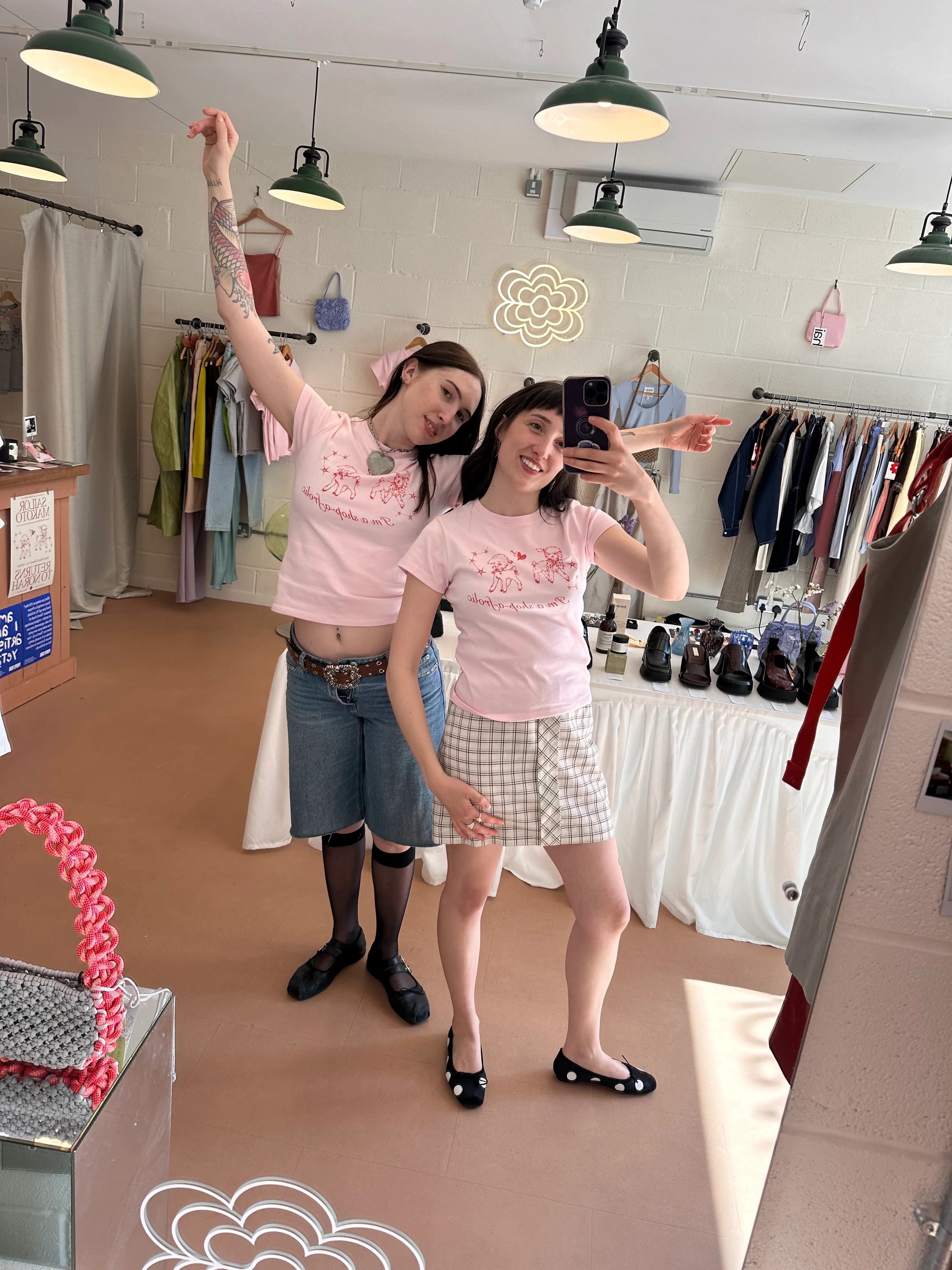 Sailor Makoto | I'm a Shop-a-frolic Baby Tee Pink - Image 6