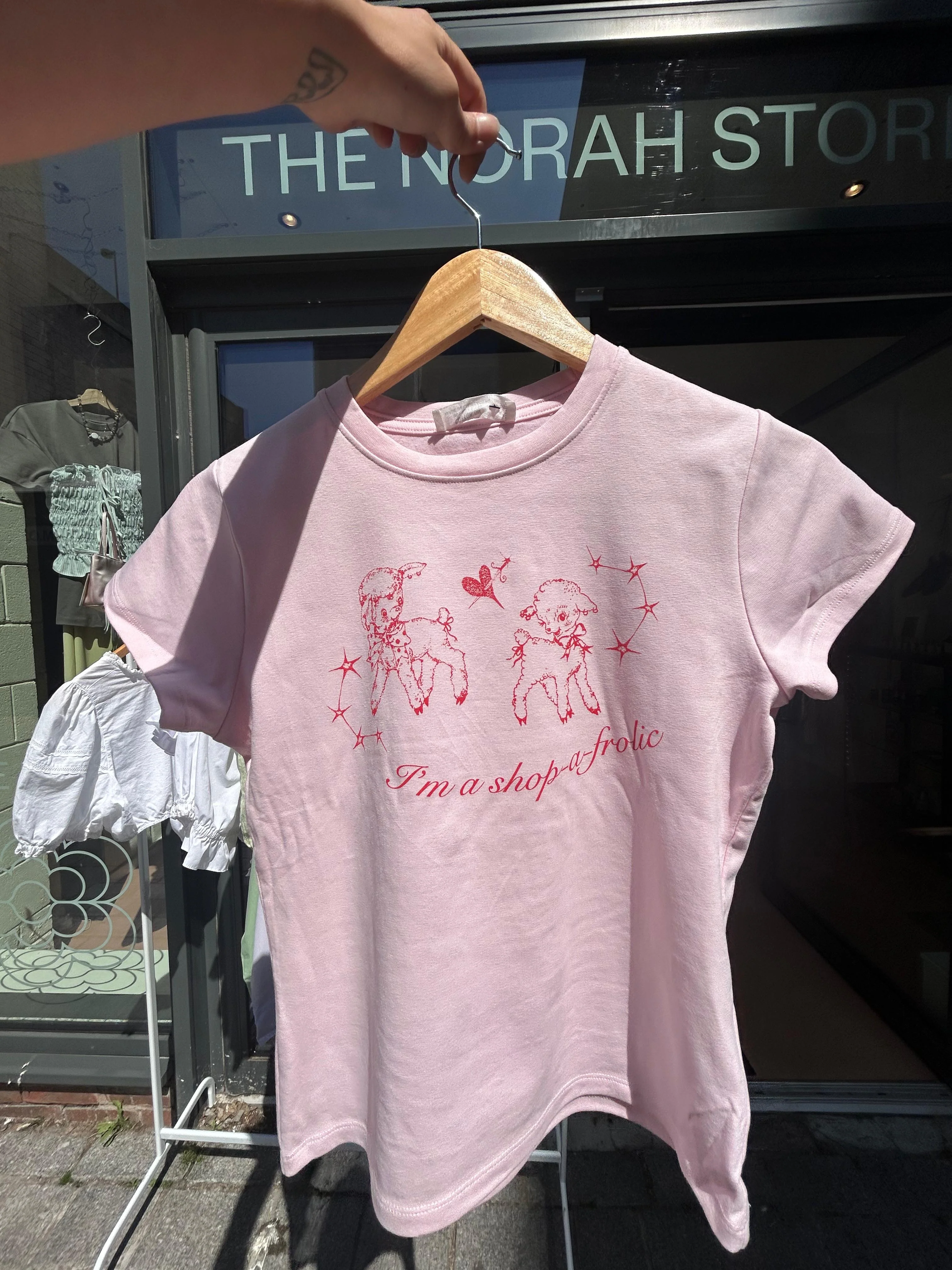 Sailor Makoto | I'm a Shop-a-frolic Baby Tee Pink - Image 8